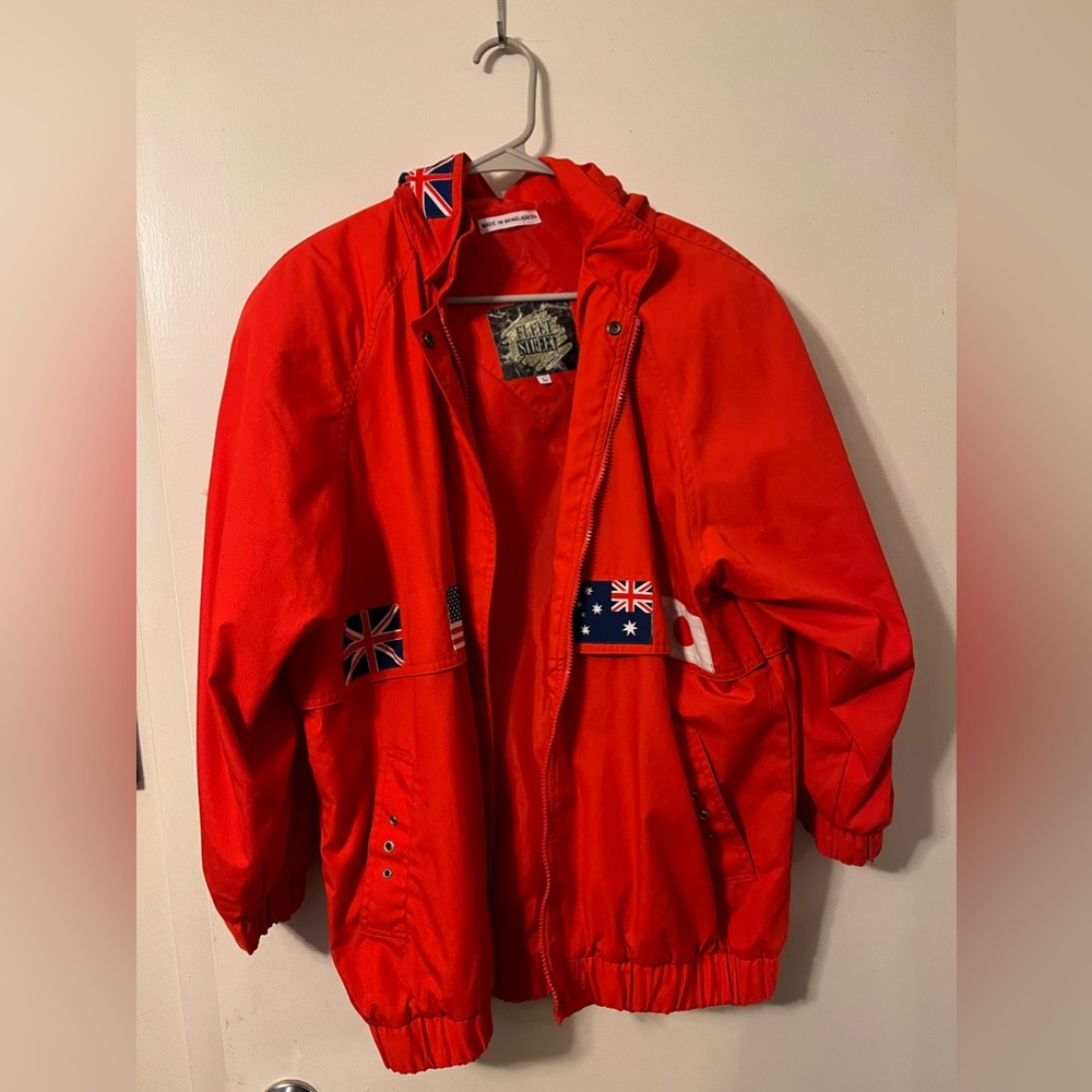 Vintage Red Flag coat